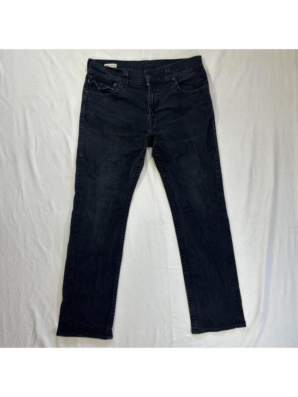 Gothic True Religion Ricky Flap SN Body Rinse Black jeans in men’s size 36.